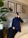 Velora %100 Doğal Pamuk İpek Seri-Lacivert