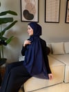 Velora %100 Doğal Pamuk İpek Seri-Lacivert