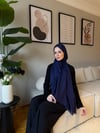 Velora %100 Doğal Pamuk İpek Seri-Lacivert