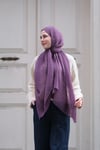Velora %100 Doğal Pamuk İpek Seri-Lila