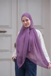 Velora %100 Doğal Pamuk İpek Seri-Lila