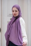 Velora %100 Doğal Pamuk İpek Seri-Lila