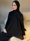 Velora %100 Doğal Pamuk İpek Seri-Siyah