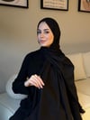 Velora %100 Doğal Pamuk İpek Seri-Siyah