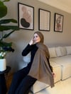 Velora %100 Doğal Pamuk İpek Seri-Sütlü Kahve