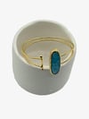 Larimar Kelepçe Bilezik