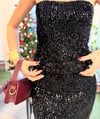 BLUZ - ŞENİZ BUTİK STRAPLEZ PAYET BLUZ 