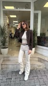 CEKET - ŞENİZ BUTİK GOLD DÜĞME DETAYLI CEKET