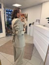 CEKET - ŞENİZ BUTİK KUŞAKLI TEK DÜĞME OVERSİZE BLAZER CEKET