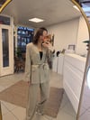 CEKET - ŞENİZ BUTİK KUŞAKLI TEK DÜĞME OVERSİZE BLAZER CEKET