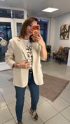 CEKET - ŞENİZ BUTİK MODAL KUMAŞ BLAZER CEKET