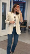 CEKET - ŞENİZ BUTİK MODAL KUMAŞ BLAZER CEKET