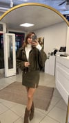 CEKET - ŞENİZ BUTİK SÜET ZRA BALON KESİM HAKİ  BOMBER CEKET