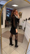GÖMLEK - ŞENİZ BUTİK DANTELLİ TRANSPARAN GÖMLEK SİYAH