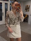 GÖMLEK - ZEBRA DESENLİ BODYSUIT GÖMLEK