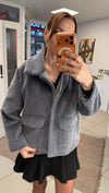 MONT - ŞENİZ BUTİK REGLAN TAY FLOCK KABAN