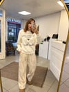 PANTOLON - ŞENİZ BUTİK BELİ LASTİKLİ KALIN FİTİLLİ PALAZZO PANTOLON