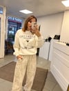 PANTOLON - ŞENİZ BUTİK BELİ LASTİKLİ KALIN FİTİLLİ PALAZZO PANTOLON