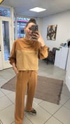 TAKIM - ŞENİZ BUTİK PARAŞÜT DETAY SWEAT PANTOLON MODAL TAKIM 
