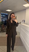 Üst Giyim - ŞENİZ BUTİK BELİ İNCE KEMERLİ BLAZER CEKET 