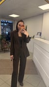 Üst Giyim - ŞENİZ BUTİK BELİ İNCE KEMERLİ BLAZER CEKET 