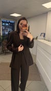 Üst Giyim - ŞENİZ BUTİK BELİ İNCE KEMERLİ BLAZER CEKET 