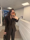 Üst Giyim - ŞENİZ BUTİK BELİ İNCE KEMERLİ BLAZER CEKET 