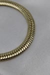 VIP Çelik 14K Altın Kaplama İtalyan Zincir Model Bileklik - (20 cm) unisex
