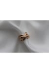 VIP Çelik Çapraz Sarmal Model Earcuff / Kıkırdak (sıkıştırılabilir) Küpe