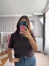 MASS TSHIRT KAHVE