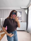 MASS TSHIRT KAHVE