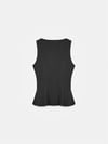 Dilvin Korse Peplum Bluz-Siyah