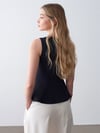 Dilvin Korse Peplum Bluz-Siyah