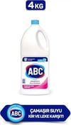 ABC ÇAMAŞIR SUYU KİR-LEKE KARŞI TEMİZLEYİCİ 4 LT