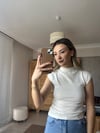 Beyaz Basic Bluz