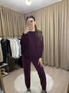 Bordo Eşofman Takımı