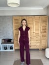 Bordo Yelekli Takım