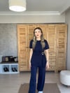 Gold Tokalı Lacivert Takım