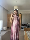 Pembe Halter Yaka Elbise
