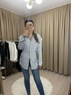 Ravi Bağlamalı Oversize Gömlek