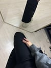 Siyah Wide Leg Jean