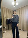 Siyah Wide Leg Jean