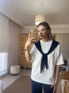Twst Model Önü Bağlamalı Lacivert Modal Takım