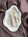 Vip Seri Gold Balık Küpe