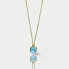 925 Ayar Gümüş Premium Seri Kolye / Sarı
