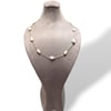 Barok İncili 925 Ayar Gümüş Kolye / Sarı