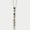 Multicolor Zirkon Taşlı Gümüş Kolye / Sarı