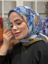 Aura Kraş Eşarp - Mavi