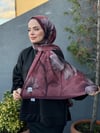 Bella Soft Kraş Şal - Gül Kurusu