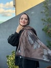 Bella Soft Kraş Şal - Kahve
